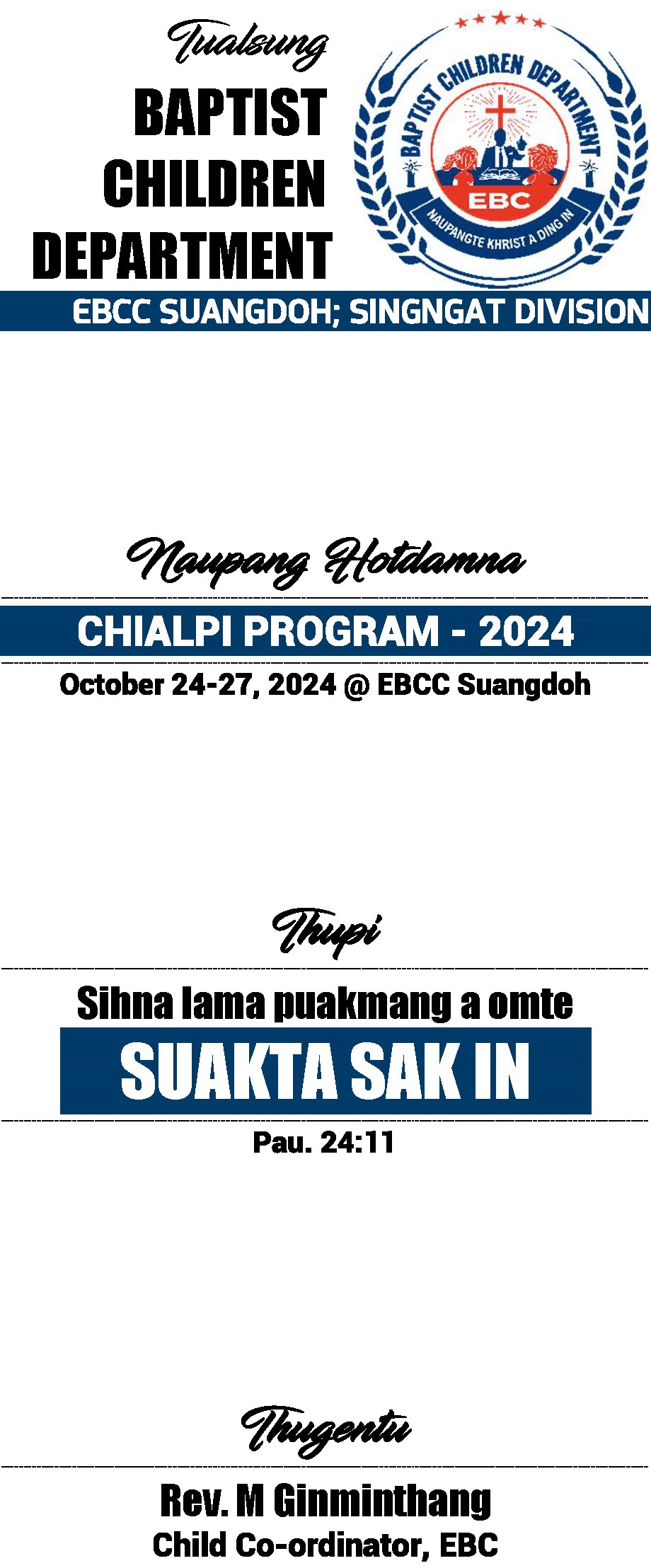 TBCD Suangdoh Chialpi 2024 Program